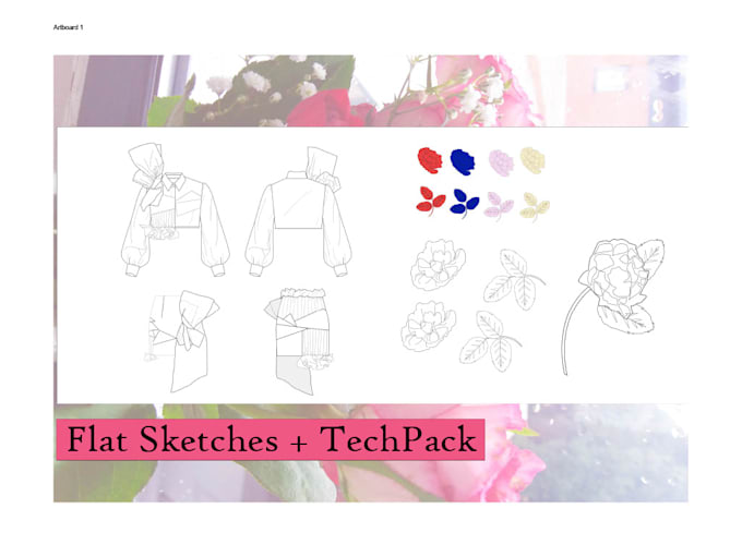 Bestseller - create flat sketches, tech pack and garments designs