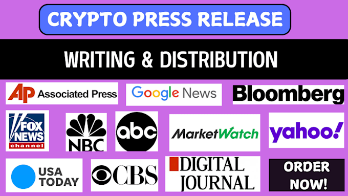 Gig Preview - Distribute crypto press release crypto press release distribution press release