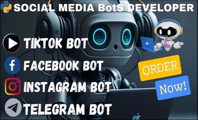 Bestseller - develop livestreaming bot, tiktok api bot, youtube api bot, telegram api bot