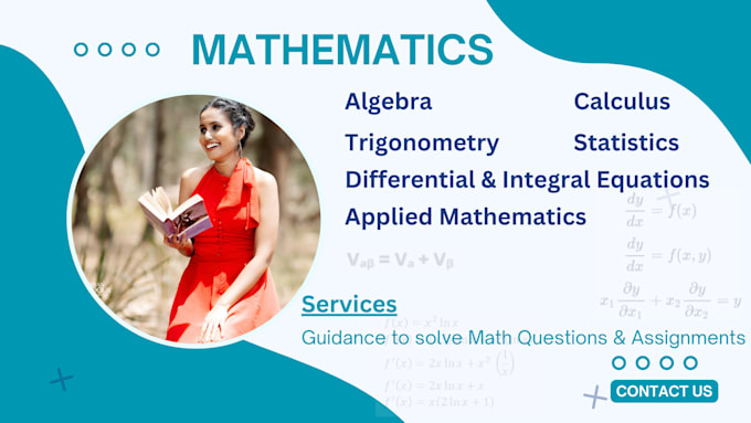 Gig Preview - Help you with math questions, problems