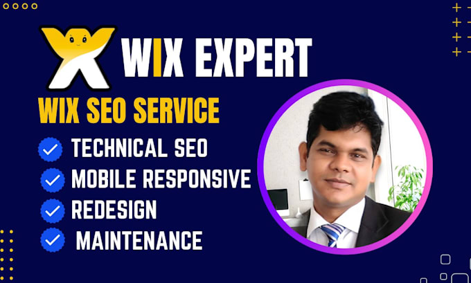 Gig Preview - Be wix expert, wix optimization, technical SEO, wix responsive, maintenance wix