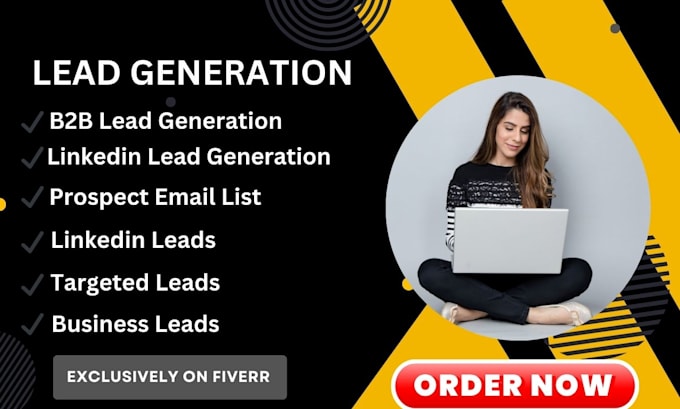 Gig Preview - Linkedin sales navigator b2b lead generation email list building lead gen