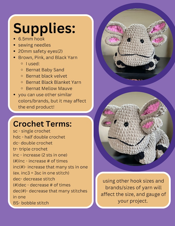 Gig Preview - Design your crochet pattern