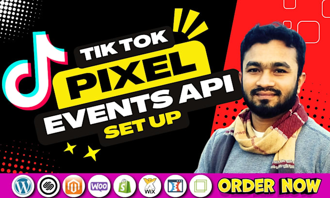 Gig Preview - Fix or set up tiktok pixel and events API for accurate conversion tracking