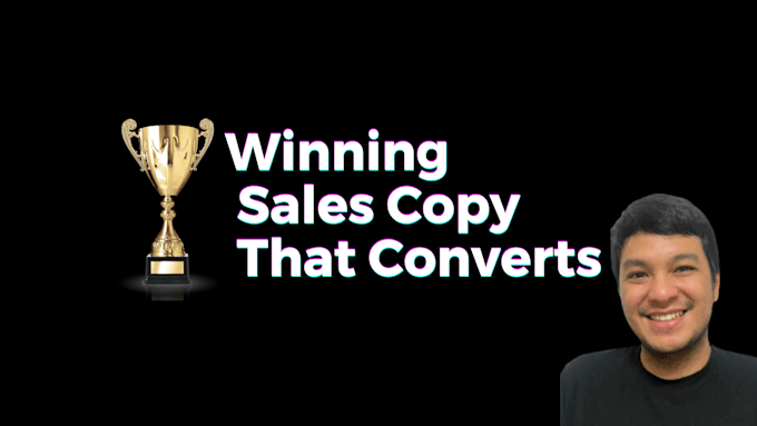 Gig Preview - Write a highly effective copy that converts