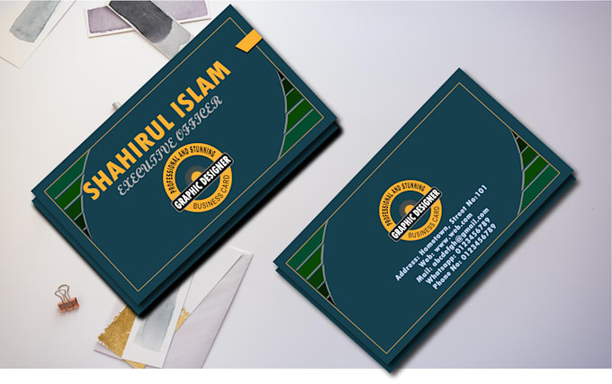 Bestseller - professional, stunning, digital business card and logo design