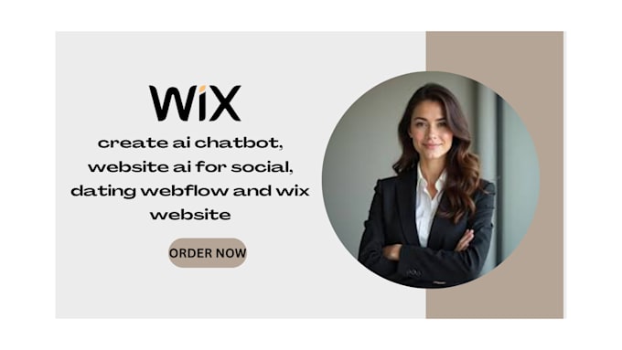 Gig Preview - Create ai chatbot, website ai for social and dating webflow and wix website