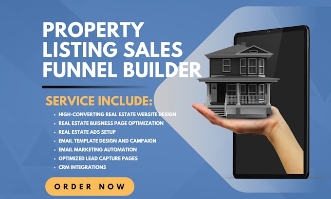 Gig Preview - Generate real estate leads homeowner leads design property management website