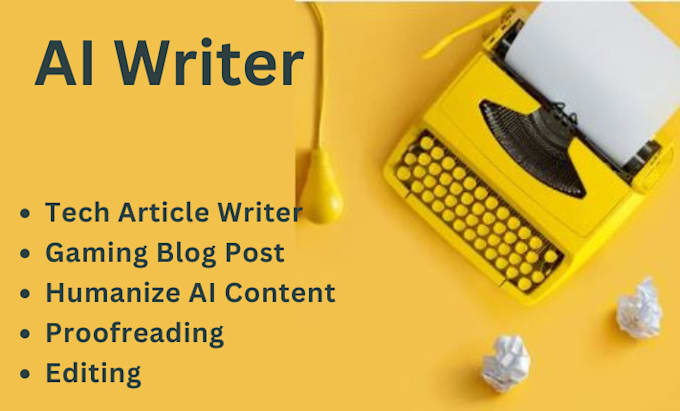 Bestseller - do tech article writing and huminize ai content editing