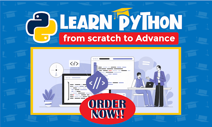 Gig Preview - Teach you python programming from scratch