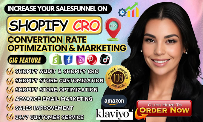 Gig Preview - Audit shopify store, conversion rate optimization cro to boost shopify sales