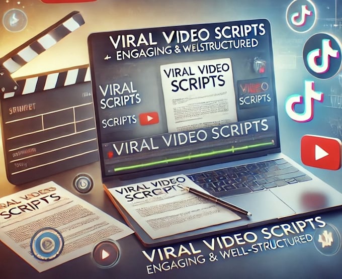 Gig Preview - Write engaging youtube and tiktok video scripts