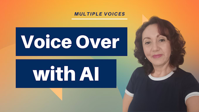 Gig Preview - Your voiceover with ai in different languages