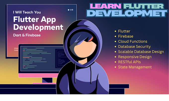 Gig Preview - Teach and mentor you in flutter from beginner to advanced for high quality apps