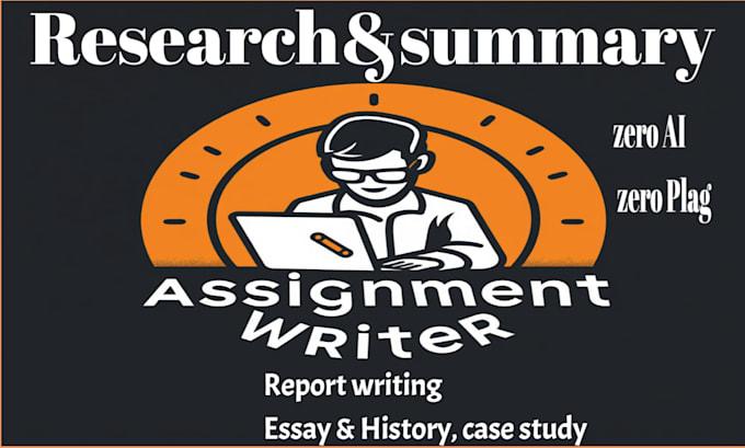 Gig Preview - Do research, summary, case study, report and urgent essay writing