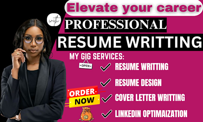 Bestseller - write, upgrade professional resume executive resume writing or CV cover letter