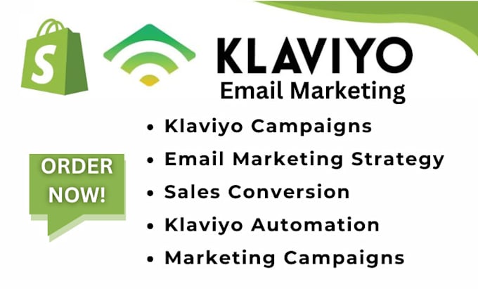 Gig Preview - Do klaviyo email flows, klaviyo marketing, email automation