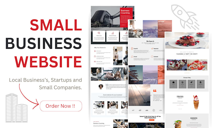 Gig Preview - Build small, local, startup business website