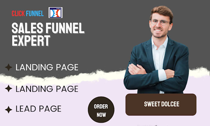 Bestseller - design clickfunnels sales funnel, landing page, website, clickfunnels 2 0