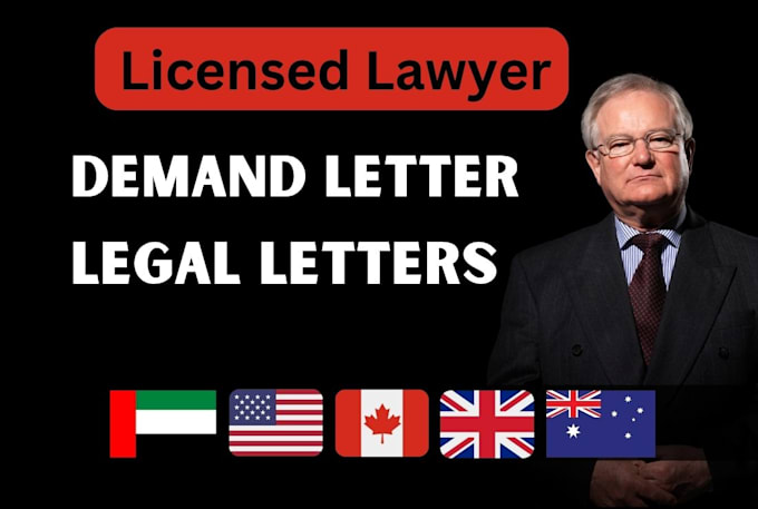 Gig Preview - Draft your demand and legal letters as a US lawyer