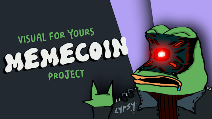 Gig Preview - Do custom visuals for your meme coin project