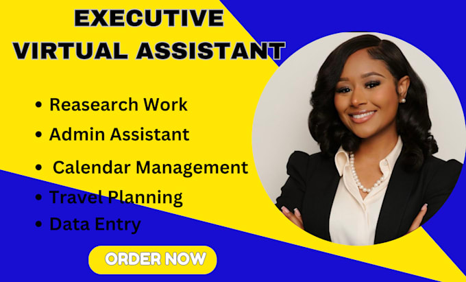 Gig Preview - Long term personal administrative executive virtual assistant