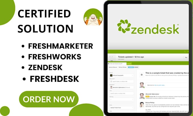 Gig Preview - Setup freshdesk, zendesk, zoho hubspot CRM chatbot ai agent livechat setup