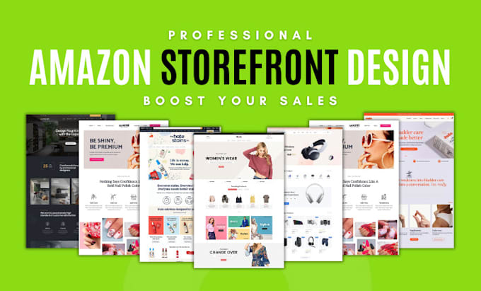 Bestseller - create professional amazon brand store and storefront design