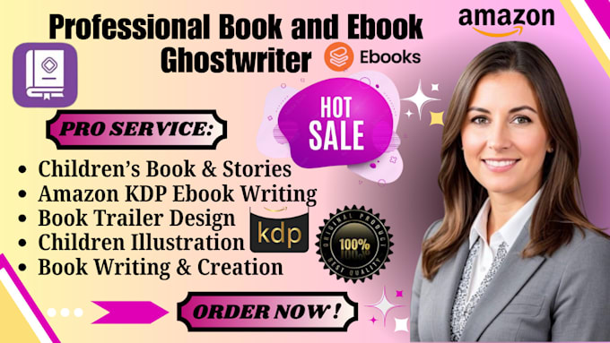 Gig Preview - Be your ghostwriter for bestselling childrens books and ebooks