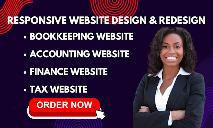 Bestseller - build bookkeeping website accounting website finance website tax website