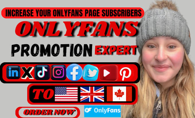 Gig Preview - Expertly promote your onlyfans fansly fanvue patreon stripchat chaturbate page