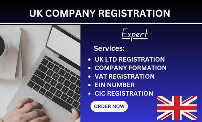 Gig Preview - Do UK ltd company registration, setup UK ltd company, UK business registration