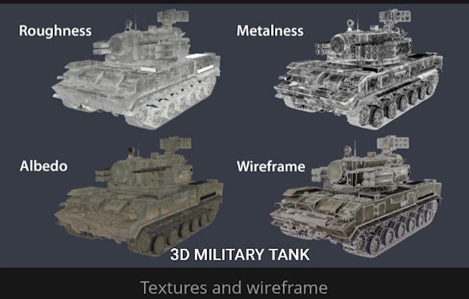 Gig Preview - Do 3d car, military ship, military warship, 3d tank, 3d vehicle for 3d printing