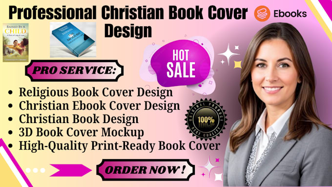 Gig Preview - Assist you in crafting a custom christian or religious book cover design