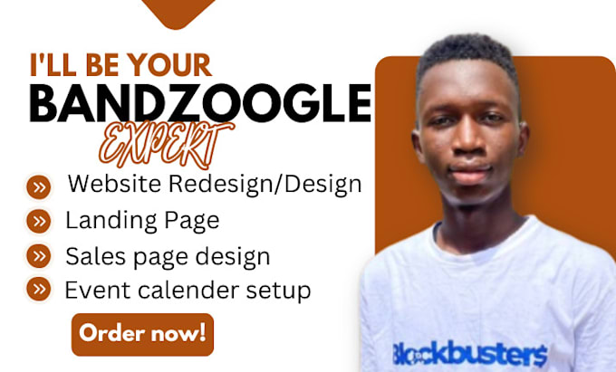 Bestseller - design an awesome bandzoogle website and store