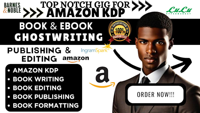 Gig Preview - Ghostwrite friction and non friction book for amazon kdp, ebook formatting