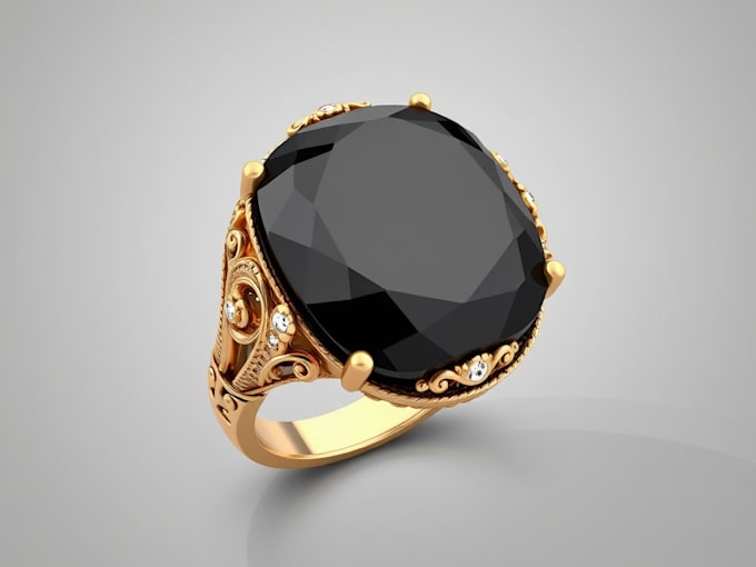 Gig Preview - Design 3d jewelry design, 3d cad jewelry, modeling engagement and wedding rings