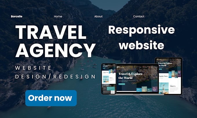 Gig Preview - Tour and travel agency website on wordpress with booking system