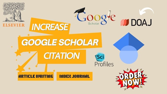 Gig Preview - Increase google scholar citation and increase h index