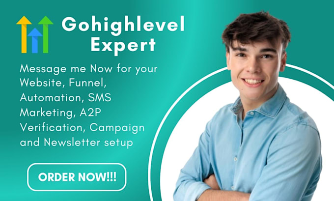 Gig Preview - Gohighlevel sales funnel gohighlevel website design gohighlevel landing page