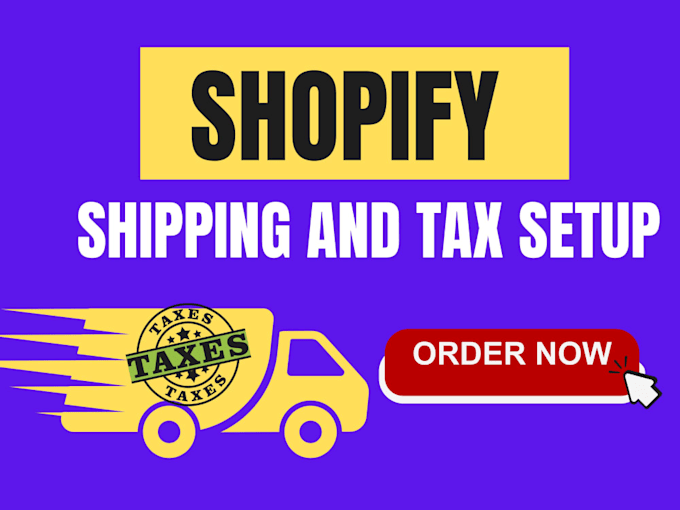 Gig Preview - Setup shopify shipping and tax configuration