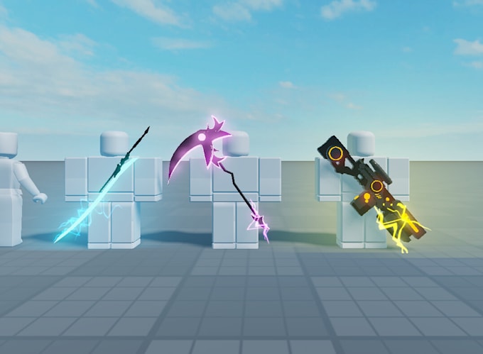 Gig Preview - Design custom roblox 3d models, weapons, gun model, accessories, game assets