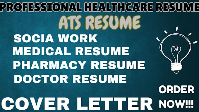 Bestseller - write a job winning medical resume and cover letter for healthcare roles