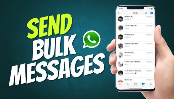 Gig Preview - Send bulk whatsapp messages, whatsapp promotion, targeted whatsapp followers