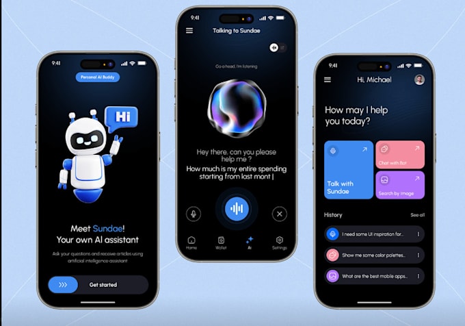 Gig Preview - Develop ai voice recognition app, ai voice agent app, ai speech to text app