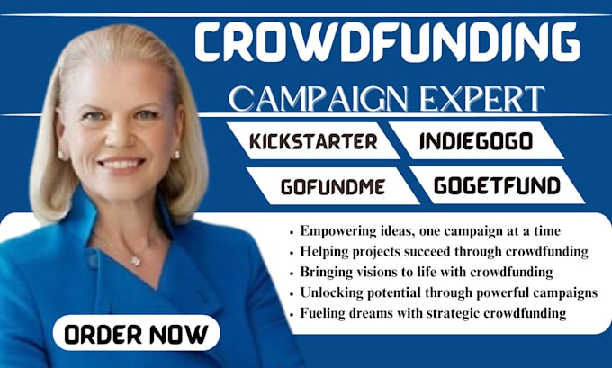 Bestseller - do crowdfunding campaign  creation and promotion for kickstarter gofundme