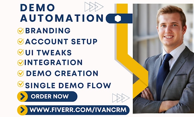 Gig Preview - Setup demo automation crm storylane consensus supademo navattic guideflow arcade