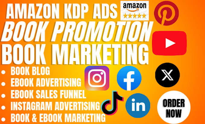 Gig Preview - Do amazon KDP book promotion, children book marketing, ebook promotion