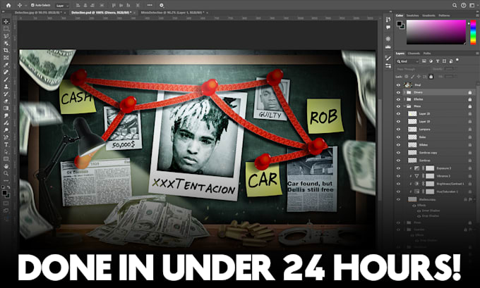 Gig Preview - Design engaging mystery and investigation youtube thumbnails