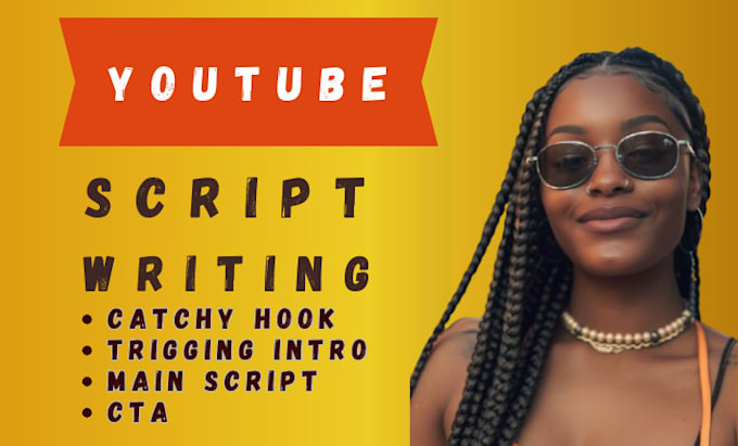 Gig Preview - Write, research youtube video script, scriptwriter, video script, channel script